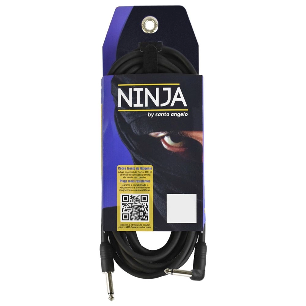 Imagem do produto Cabo Santo Angelo Ninja Series Plug P10 L X P10 3,05 Metros
