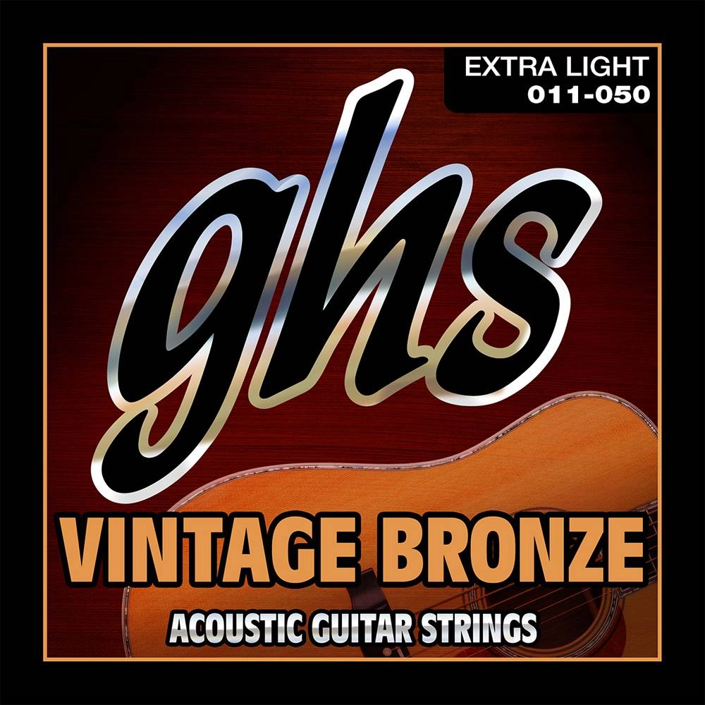 Imagem do produto Encordoamento Para Violão Aço GHS Vintage 0.11 VN-XL