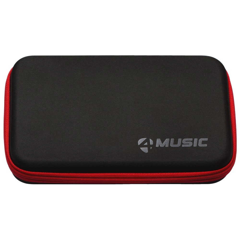 Imagem do produto Case para 6 Gaitas Diatônicas 4 Music Preto e Vermelho