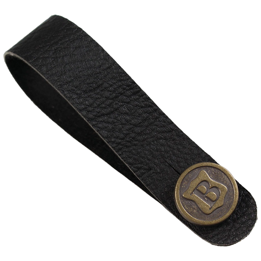 Imagem do produto Cordão Para Correias Basso Couro Vegano Preto UK-QR-V-1