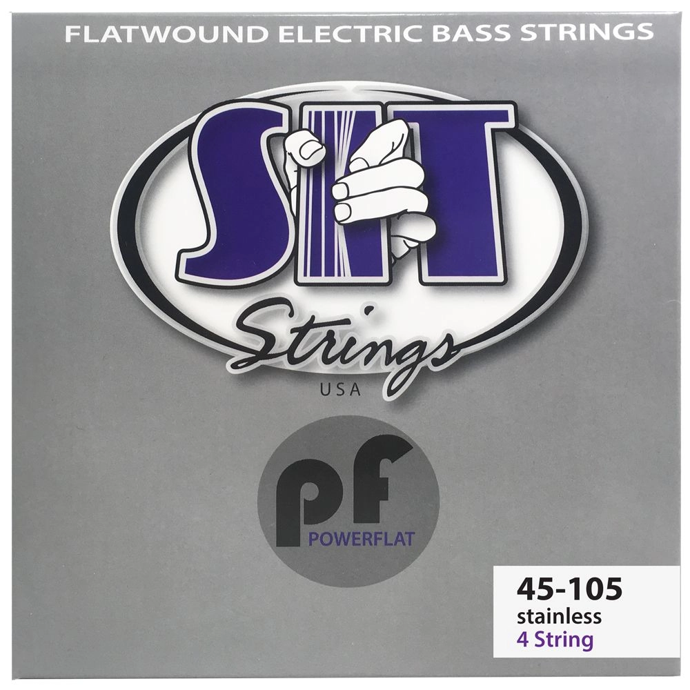 Imagem do produto Encordoamento Para Contra Baixo SIT 4 Cordas 045 Flatwound PF45105L