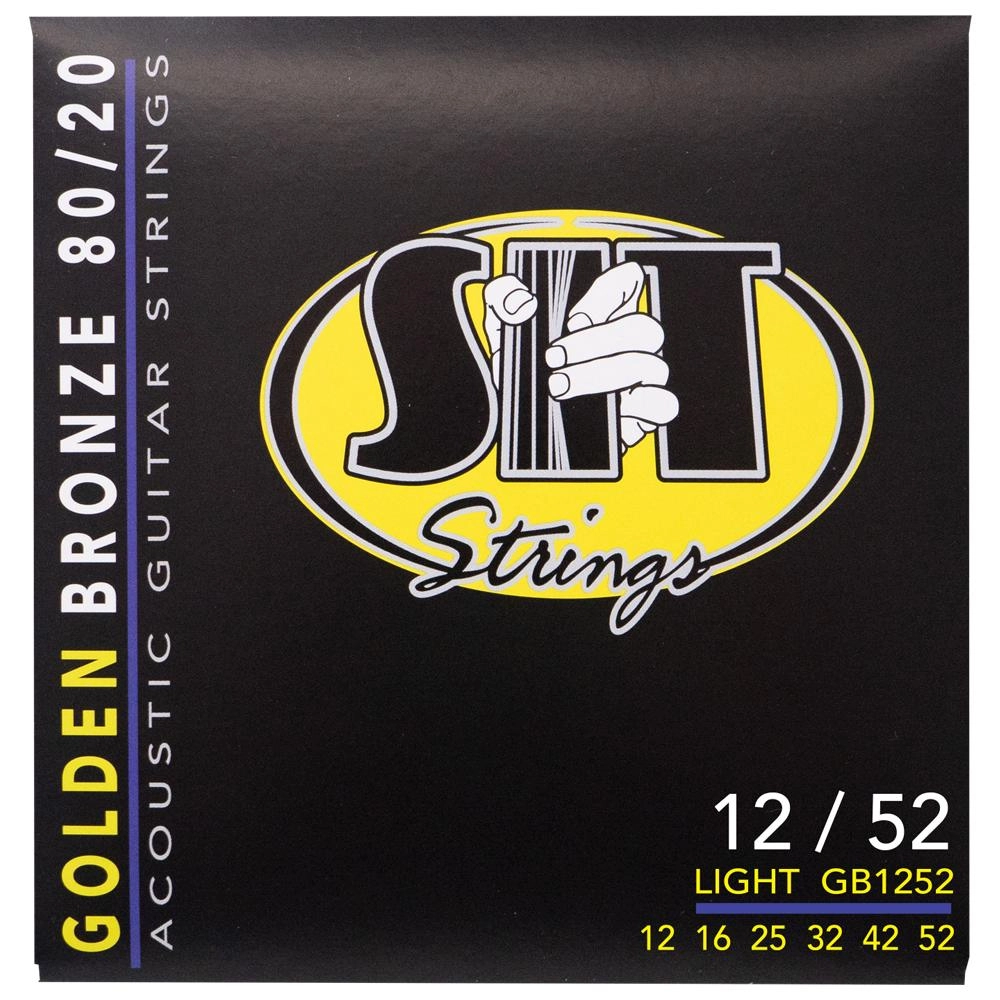 Imagem do produto Encordoamento Para Violão Aço SIT 012 Golden Bronze 80/20 Light GB1252