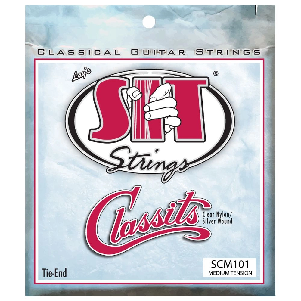 Imagem do produto Encordoamento Para Violão Nylon SIT Tensão Média Classits Silver Wound SCM101