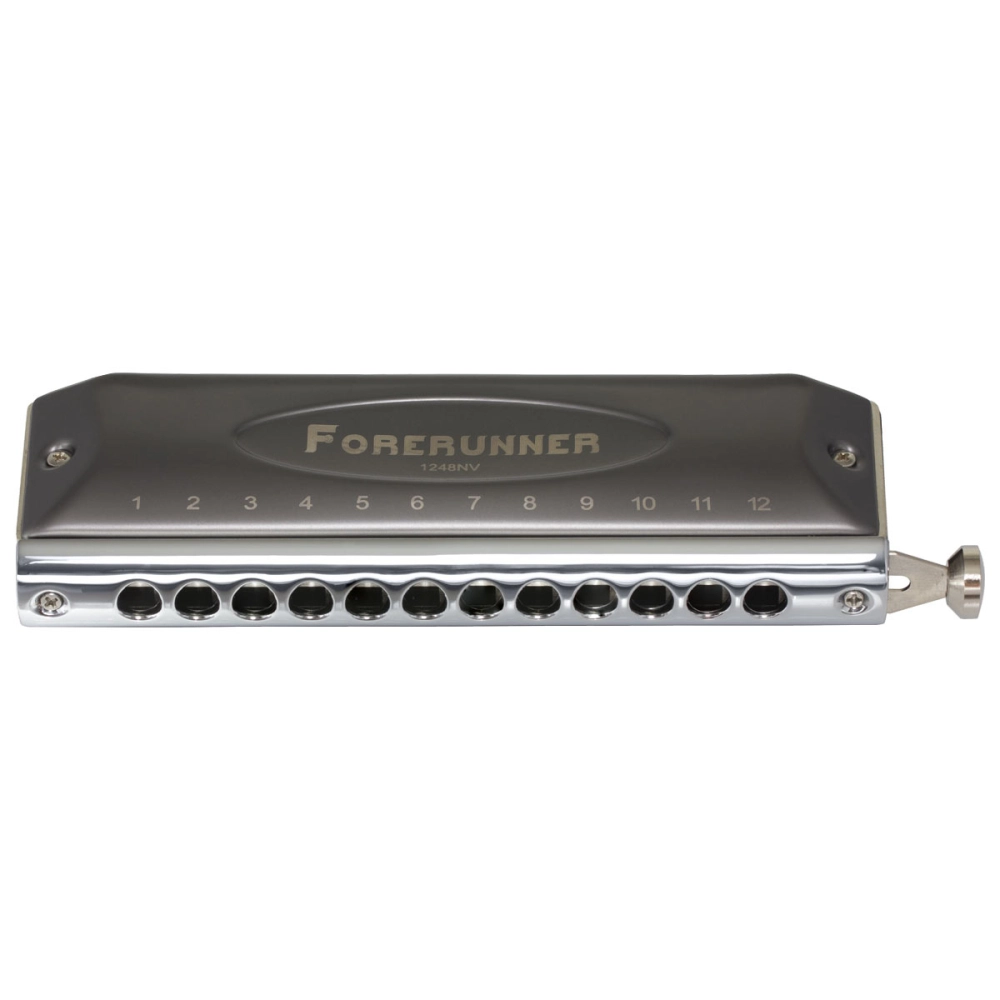 Imagem do produto Gaita Easttop Cromática Forerunner C Dó T1248NVC Com Case