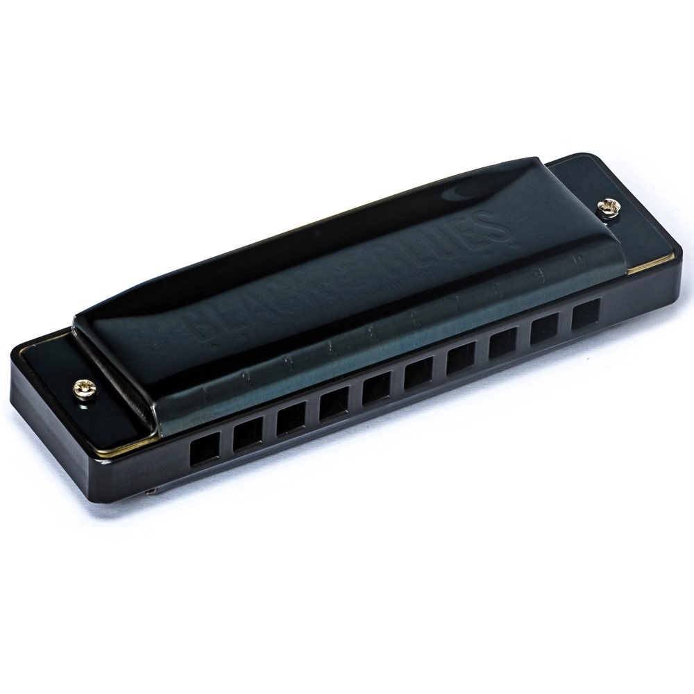 Imagem do produto Gaita Hering Diatônica Black Blues B Si 6020B Com Case