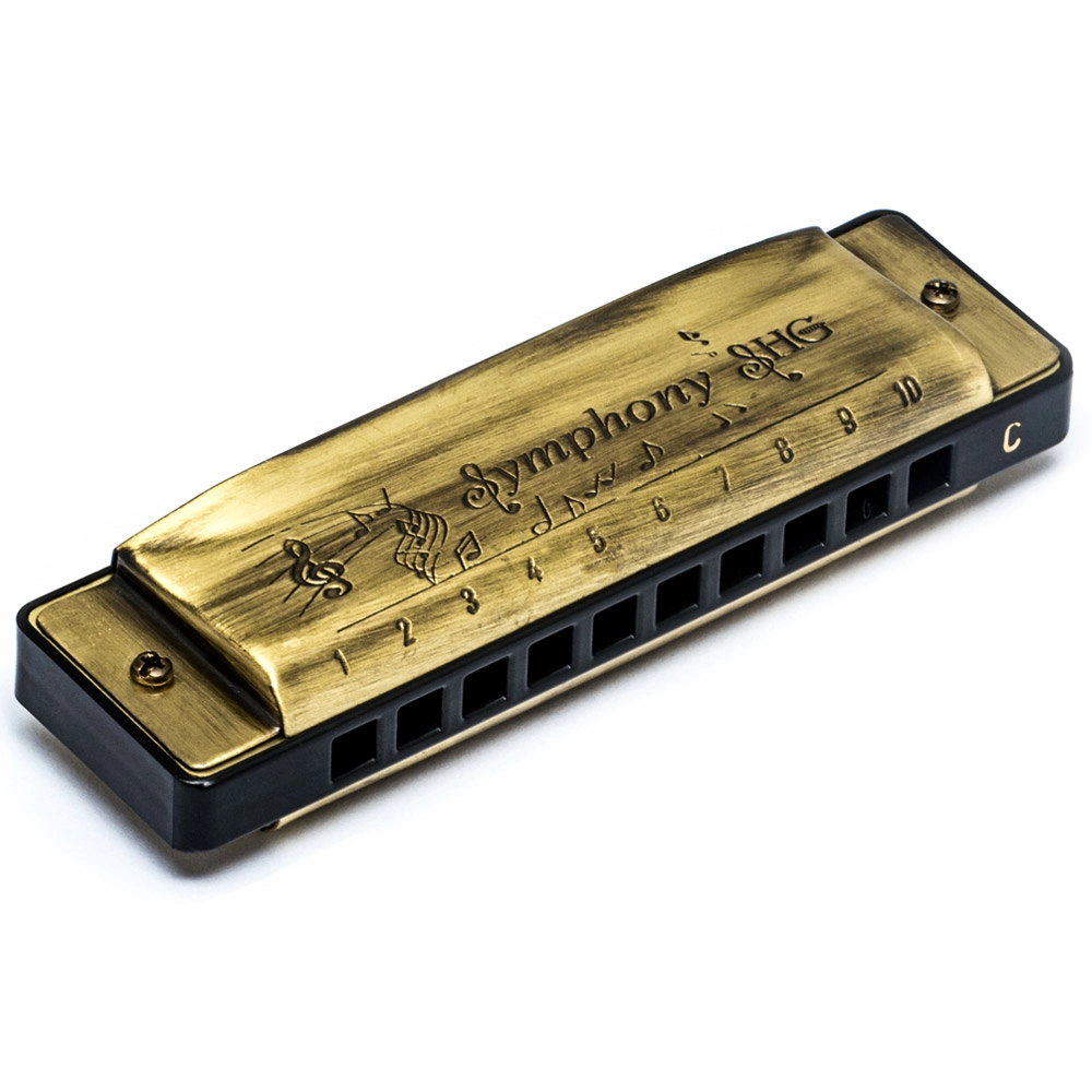 Imagem do produto Gaita Hering Diatônica Symphony C Dó 1220C Com Case