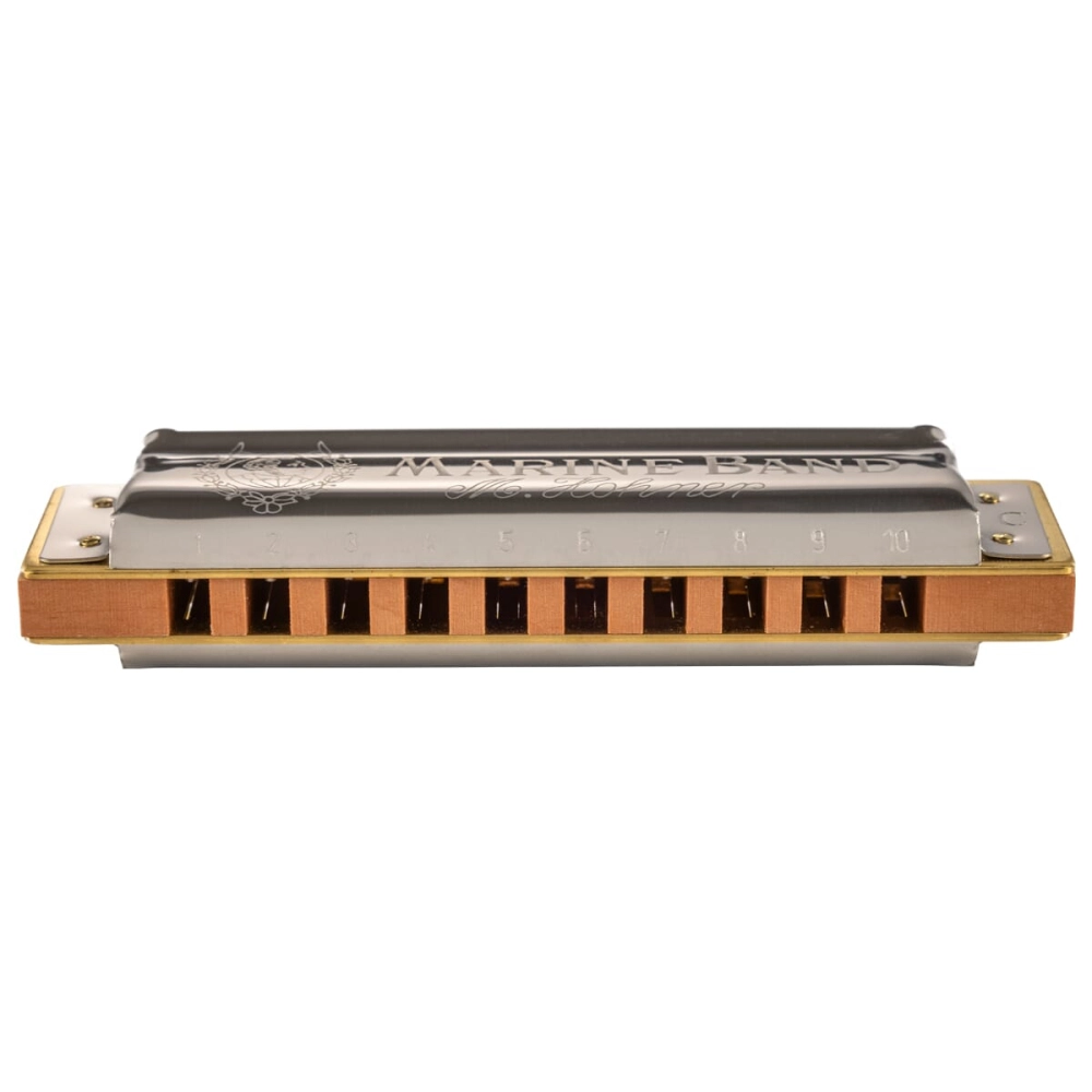 Imagem do produto Gaita Hohner Diatônica Marine Band Bb Si Bemol 1896/20 Com Case