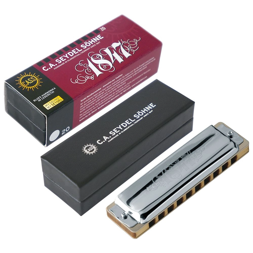 Imagem do produto Gaita Seydel Diatônica 1847 Classic A Lá 16201A Com Case